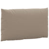 2pc Back and Seat Cushions for Sofa Chair Taupe Oxford Outdoor Fabric BM325786