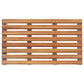 Bath Mats Set of 2 Beige Solid Acacia Wood Slatted Design 22x15’’ BM325812