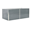 Raised Garden Flower Bed, 32 x 63 Galvanized Steel Gray, Rectangular