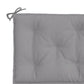 Claire Outdoor Cushion for Bench Tufted Gray Oxford Fabric 47’’ BM326237