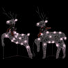 Edy Outdoor Christmas  Decoration Set of 2, 40 Gold LEDs White