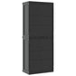 Kion Outdoor Storage Cabinet w 2 Doors Shelves 26’’ Gray Black BM326248