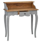 Accent Writing Desk 36’’ Vintage Style Gray Reclaimed Solid Wood BM326264