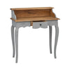 Accent Writing Desk 36’’ Vintage Style Gray Reclaimed Solid Wood BM326264