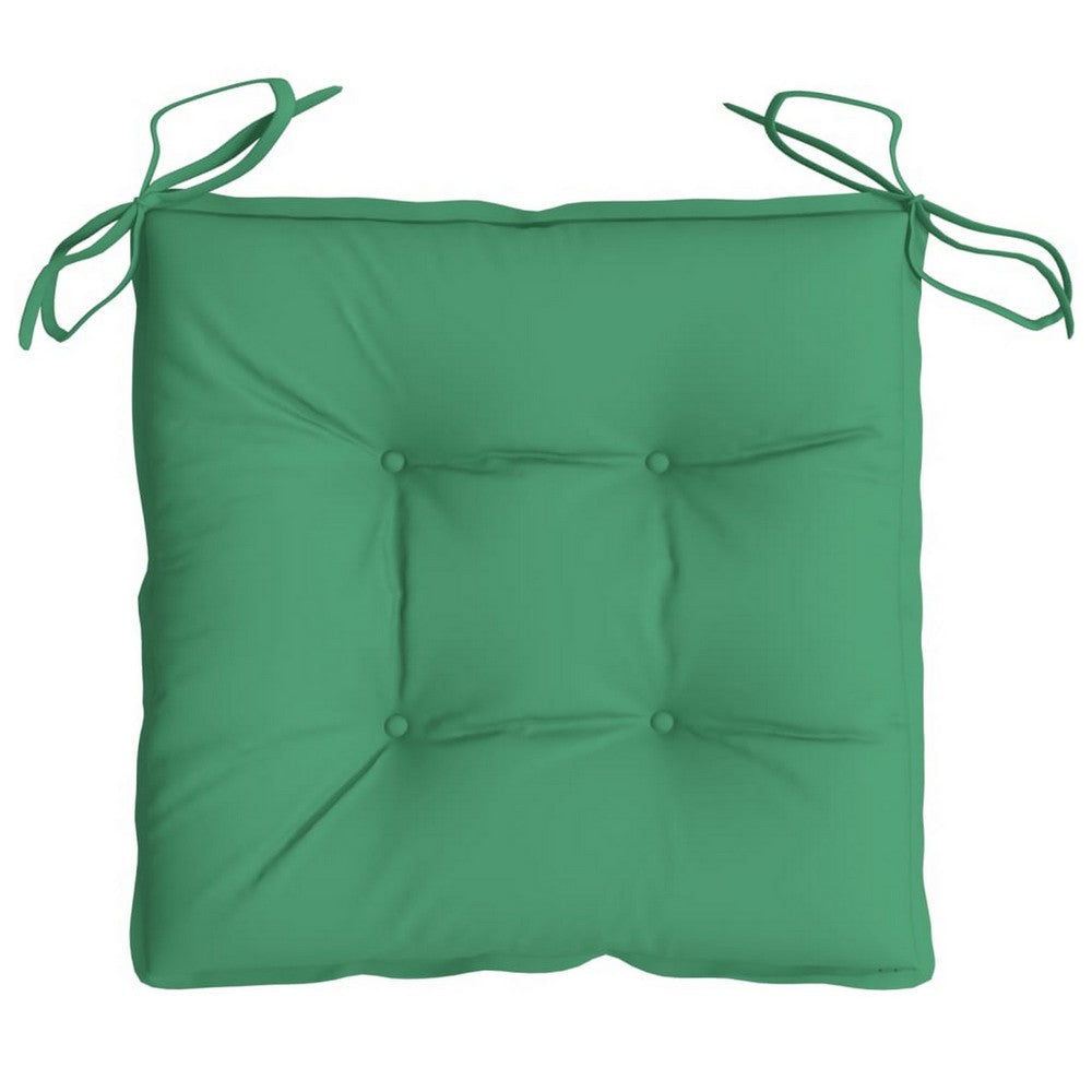 Kia Outdoor Cushions for Set of 2 Tufted Green Oxford Fabric BM326267