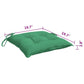 Kia Outdoor Cushions for Set of 2 Tufted Green Oxford Fabric BM326267