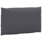 Outdoor Pallet Cushion Set of 2 Square Dark Gray Oxford Fabric BM326270