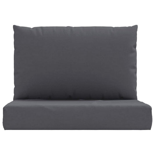 Outdoor Pallet Cushion Set of 2, Square, Dark Gray Oxford Fabric