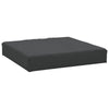 Paom 2pc Outdoor Pallet Cushion Set Plush Patio Black Oxford Fabric BM326293