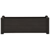 Outdoor Raised Flower Bed with Drainage 39’’ Wide Gray Polypropylene BM326372