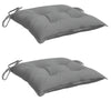 Kia Outdoor Cushion For Set of 2 | Square Gray Oxford Fabric