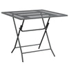 Yoko 3pc Outdoor Breakfast Table and Chairs Set | Foldable | Dark Gray BM326425