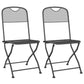 Yoko 3pc Outdoor Breakfast Table and Chairs Set | Foldable | Dark Gray BM326425