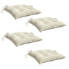 Kia Outdoor Cushion for Set of 4 | Square White Oxford Fabric