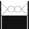 Dina 4 Panel Room Divider Screen | Black Fabric and Iron Frame | 63’’ BM326441