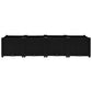 Outdoor Garden Raised Flower Bed | 63 x 16 Black Polypropylene Frame BM326448