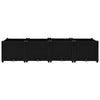 Outdoor Garden Raised Flower Bed | 63 x 16 Black Polypropylene Frame BM326448