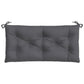 Claire Outdoor Cushion for Bench Set of 2 | Dark Gray Fabric | 39’’ BM326449