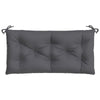 Claire Outdoor Cushion for Bench Set of 2 | Dark Gray Fabric | 39’’ BM326449