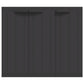 Reina Outdoor Storage Cabinet with Shelf | Black Polypropylene | 38’’ BM326454