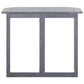 Outdoor Folding Balcony Table | Rectangular 35’’ | Gray Acacia Wood BM326459