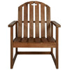 Outdoor Accent Lounge Set of 2 | Slatted Brown Solid Acacia Wood BM326460