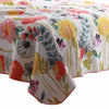 3 Piece Cotton King Size Quilt Set with Stencil Flower Print Multicolor By Casagear Home BM42364