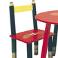 3 Piece Kids Pencil Themed Table Set with 2 Chairs Multicolor By Casagear Home BM94779