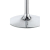 Adjustable Diamond Bar Stool with Chrome Base Black,Set of 2 CCA-100425