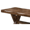 Wooden Trestle Style Base Bench Brown-Coaster CCA-106383