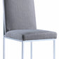 Modern Floating Dining Side Chair Gray Set of 2 CCA-107143