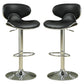 Swivel Adjustable Bar Stool Black Set of 2 By Casagear Home CCA-120359