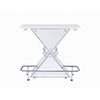 Contemporary Bar Unit with metal frame White CCA-130078