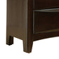 Spacious 2 Drawer Nightstand Brown CCA-200412