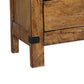 Wooden Nightstand with 3 Drawers Warm Honey Brown CCA-205262