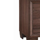 Wooden 2 Drawer Nightstand Medium Warm Brown CCA-205322