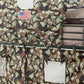 Camouflage Metal & Fabric Tent Loft Bed Multicolor By Casagear Home CCA-460331