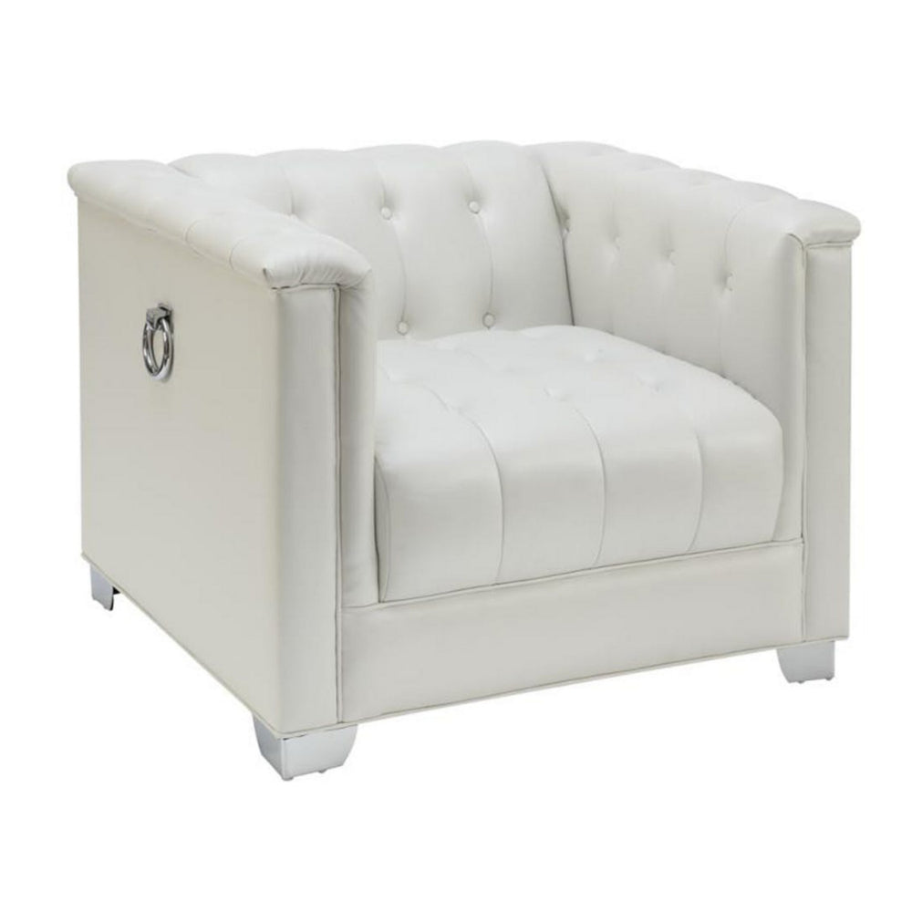 Impressively Styled Chair White By Casagear Home CCA-505393