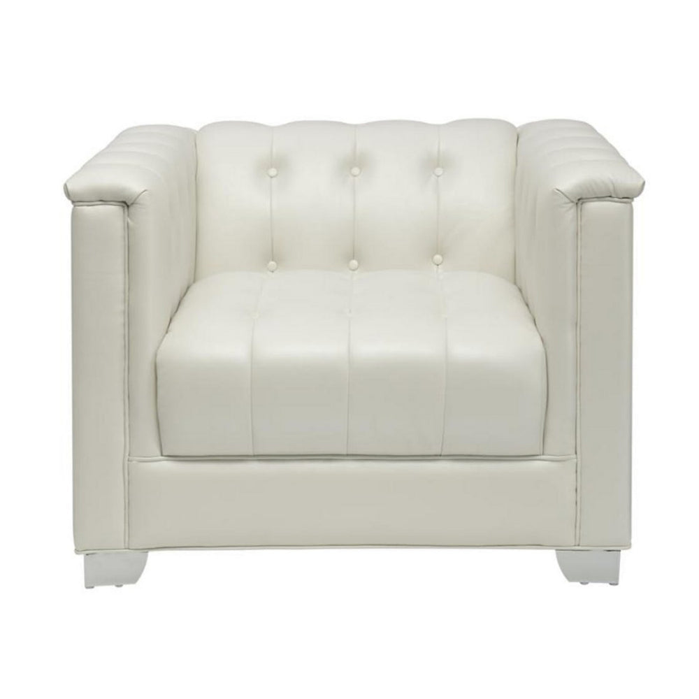 Impressively Styled Chair White By Casagear Home CCA-505393