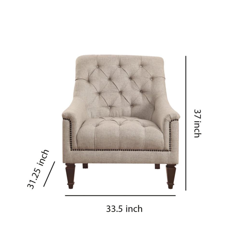 Astonishing Sofa Chair Beige-Coaster CCA-505643