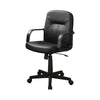 Medium Back Office Leather Chair Black CCA-800049