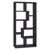 Contemporary Asymmetrical Cube Bookcase Brown CCA-800264