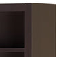 Glimmering Brown Narrow Wooden bookcase CCA-800285