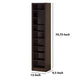 Glimmering Brown Narrow Wooden bookcase CCA-800285