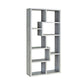 Modish Wooden Bookcase With Multiple Shelves Gray By Coaster CCA-801137