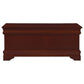 Traditional Style Wooden Cedar Chest Brown By Casagear Home BM159219