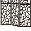 Intricate Mosaic Cutouts Folding Screen Black CCA-900092