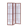 Classic 3 Panel Wooden Folding Screen Brown CCA-900110