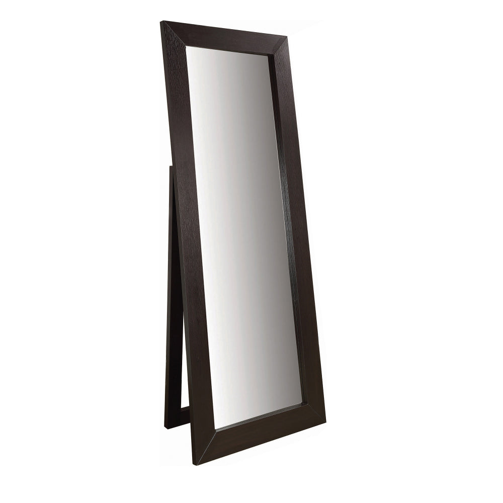 72’ Cheval Transitional Floor Mirror Cappuccino CCA-900453