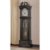 Aesthetically Charmed Wooden Grandfather Clock, Brown By Casagear Home